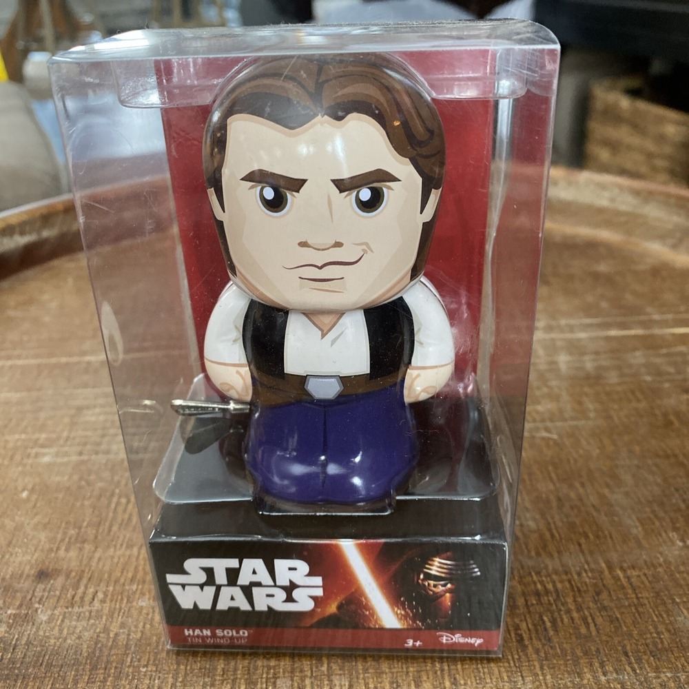 Han Solo BeBots Tin Wind Up Figure Star Wars Schylling Collectible NIB Toy New!